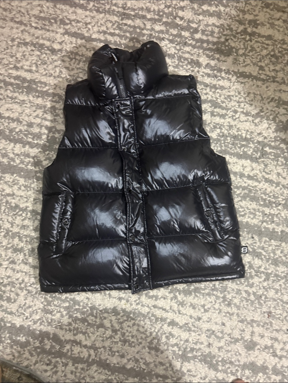 Women's Black Puffer Vest - Lightweight Insulated Vest